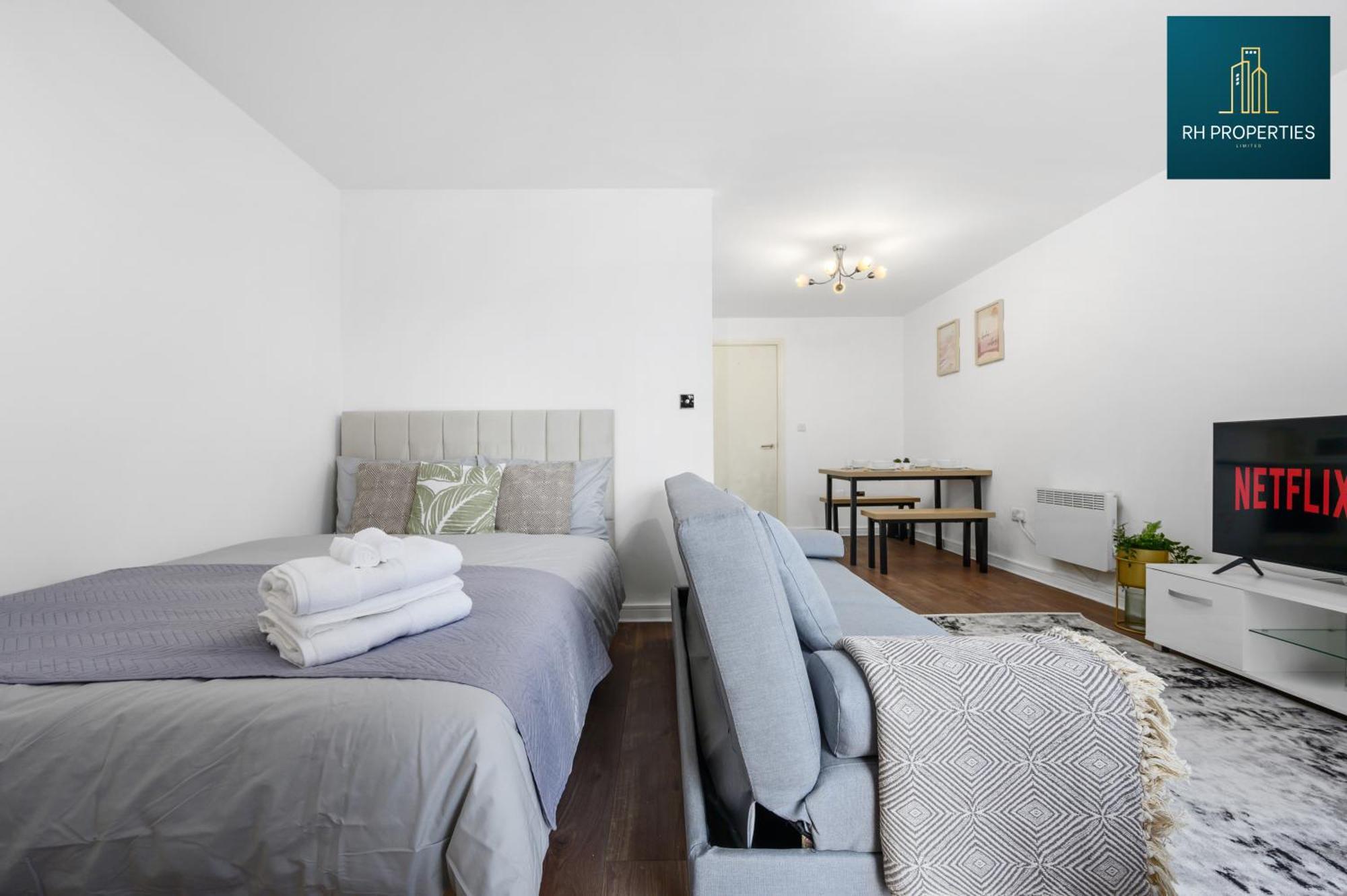 Modern Studio Near City Centre แมนเชสเตอร์ ภายนอก รูปภาพ